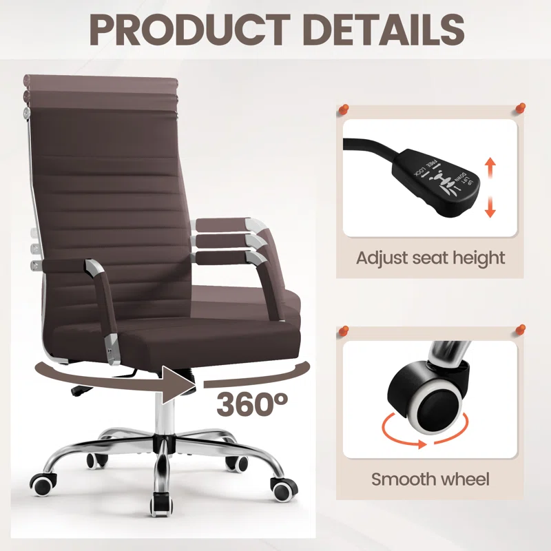 Wyndid Mid-Back Conference Chair with Arms - Image 3