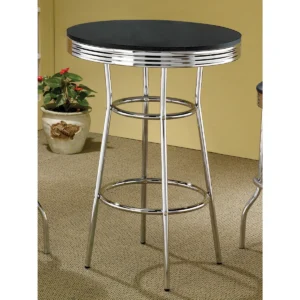 Hagert Round Metal Base Dining Table