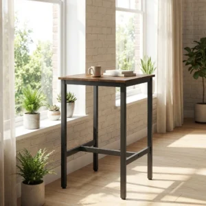 Mciver Metal Base Dining Table